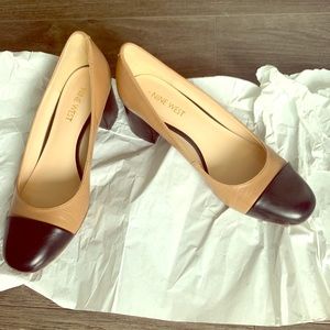 Nine West Colour Block Leather Heels